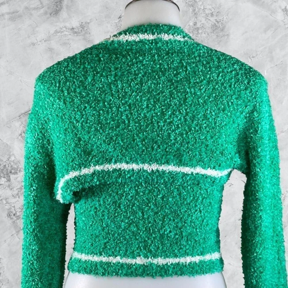 Lover and Friends Hailey Crop Sweater Set - Emerald